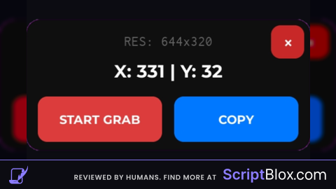 Screen coordinates grabber open source universal