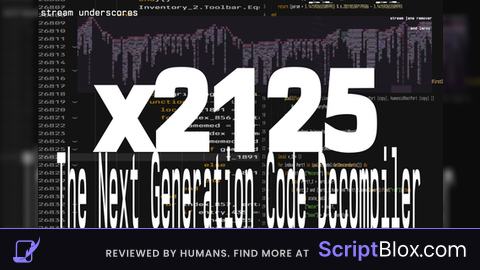 x2125 Free Luau Decompiler - Decompile .rbxlx on the browser