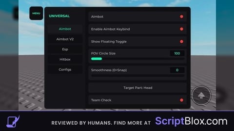 Universal Keyless Aimbot And Esp Gui