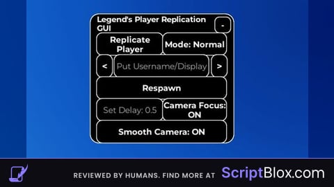 Legends Player Replication GUI