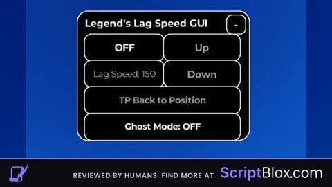 Legends Lag Speed GUI