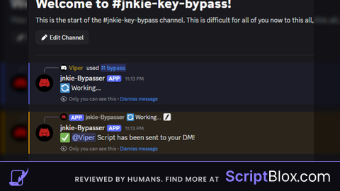 Junkie development Key Bypass