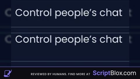 Control player chat
