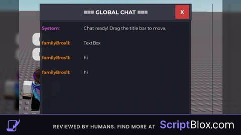 Chat bubble by familybros11 Local script (Yourself)