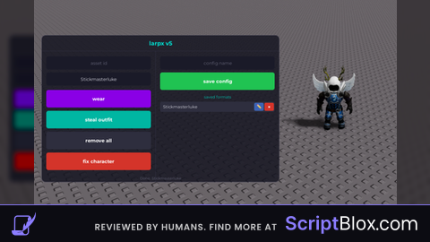 Fake Larpx v5    outfit copier