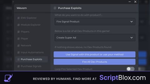 Wevorn Script For Fake Purchase And Check Instant UGC