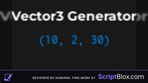 Vector3 Part Generator