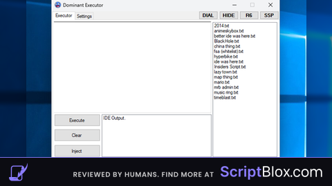 Dominant executor or ide