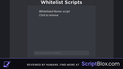 Universal Script Whitelist System