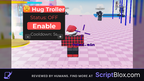this is a troll script fro obby towers that have the hug