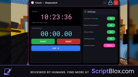 [GUI] Real-time Clock & Stopwatch