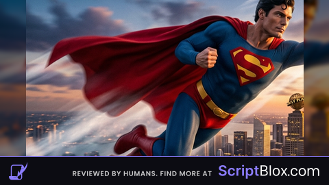 Fe superman fly script r6 only