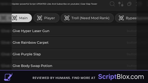 Now Fixed gear slap tower script by ManSpider 100%