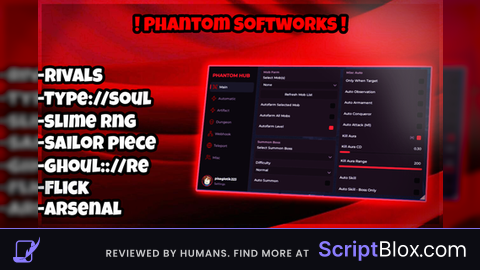 Phantom Softworks I Rivals (Skins), 99 Nights (God Mode)