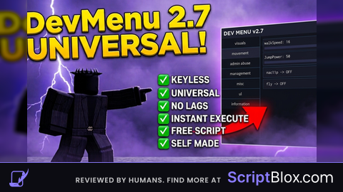 DevMenu v2 KEYLESS