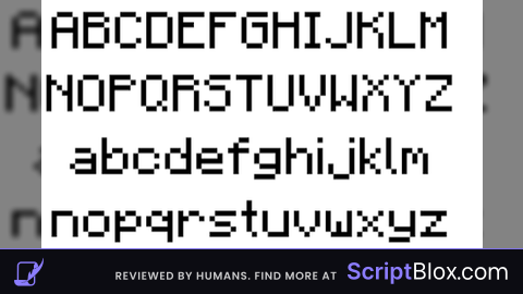 MINECRAFT FONT V1