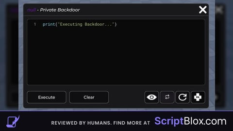 Null backdoor