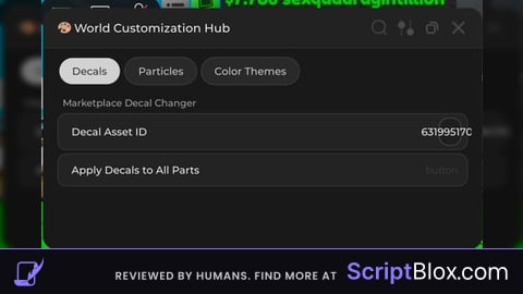 Map game decal changer hub