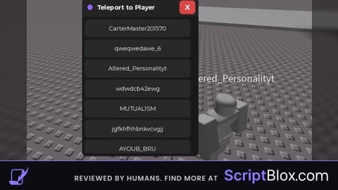 TELEPORT TO PLAYER BY BINTANG