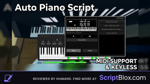 AUTO PIANO KEYLESS