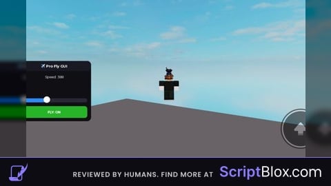 [MOBILE] Pro Fly GUI | Camera-Relative, 1-1000 Speed Slider