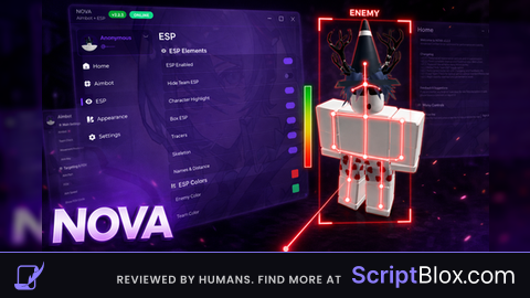 Nova script esp and aimbot Universal