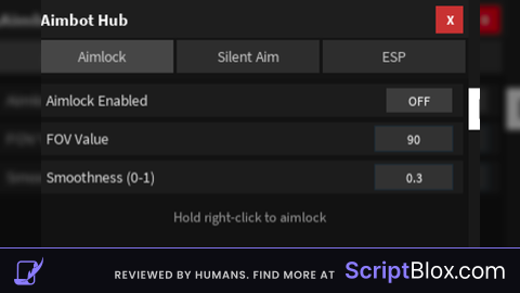Aimbot hub keyless universal