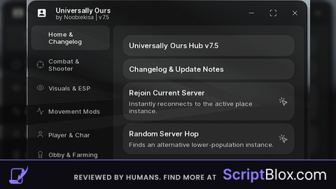 universally ours V7.5.0
