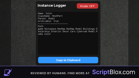 Instance Logger (Universal Script/Open Source)