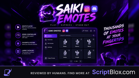 SAIKI EMOTES 400k+ Emotes