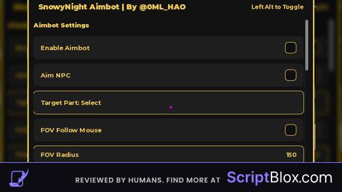 Best PC Aimbot | SnowyNight Aimbot (ENG)