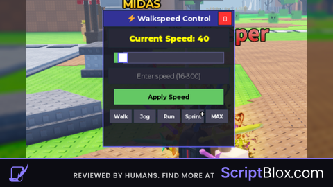 Kartel's Walk Speed Control
