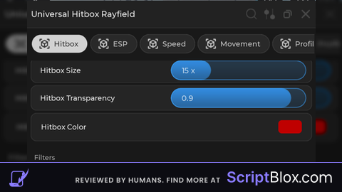 Universal hitbox rayfield keyless