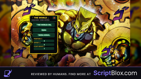 JoJo Stand Script-[THE WORLD]