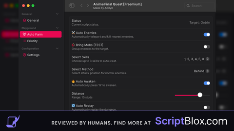 AnityX Script OP Free No Key Update!!!!