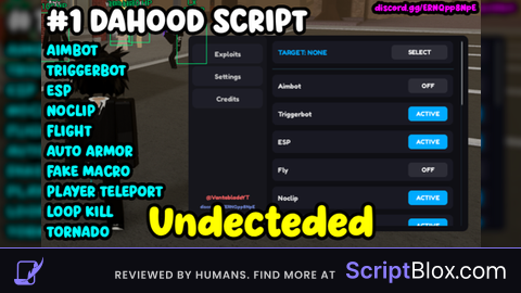 VANTAHOOD DaHood Menu