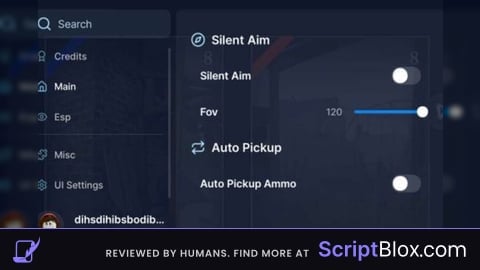Silent Aim  ESP Auto Pickup Ammo Speed Booster