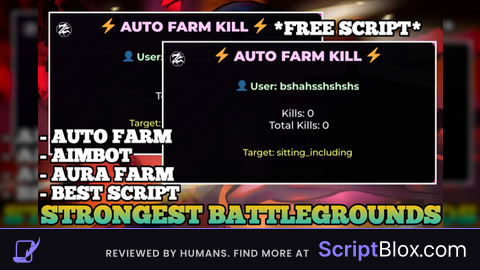 THE STRONGEST BATTLEGROUND AUTO KILL SCRIPT