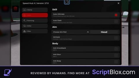 Hub X Script Kill Aura ESP Players