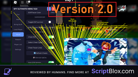 99 Nights in the Artic SFY ULTIMATE SCRIPT MENU V2