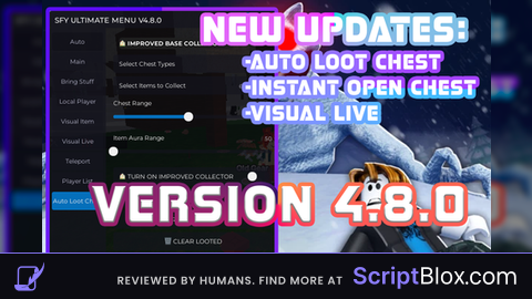 99 night in the Arctic auto loot chest and more version 4.8