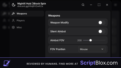 NightX Hub Combat Script