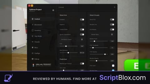 Syllinse FREE SilentAim KillAura Resolver AntiDeath and more
