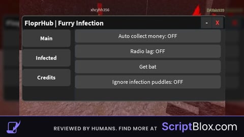 Server lag Collect money Auto grab and more