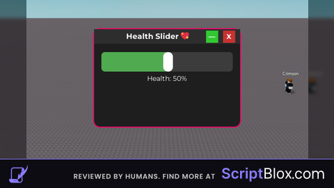Health Slider Gui