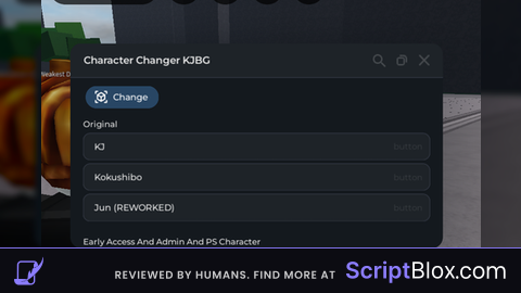 Battleground Character Changer