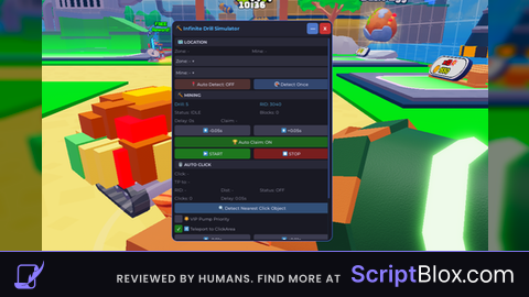 Infinite Drill Slmulator Undetected Script With Auto Mine