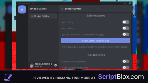 Bridge Battles LuckyWinner GUI