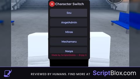 Admin character Switch (Patch sorry discontinued)