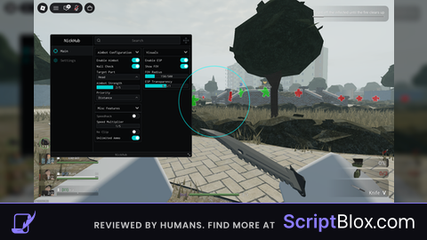 Nickhub ESP AIMBOT UNLIMITED AMMO